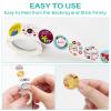 1000 Pieces Happy Birthday Stickers for Kids Classroom Party Decoration (1 Inch,2 Rolls) view 3
