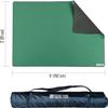 Board Game Playmat [3'x5'/Thick Super Cushioned/Stitched Edge/Water Resistant] with Carrying Case - for Tabletop Board Games, Card Games, RPG Games (Medium, Green) view 2