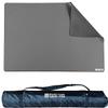 Board Game Playmat [3'x5'/Thick Super Cushioned/Stitched Edge/Water Resistant] with Carrying Case - for Tabletop Board Games, Card Games, RPG Games (Medium, Gray) view 1