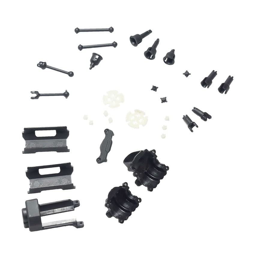HBX Part 25004R Motor Mount Battery Cover Dogbones Differential Bevel for Haiboxing 1/24 RC Truck 2118 2128 2138 (5 Bags)