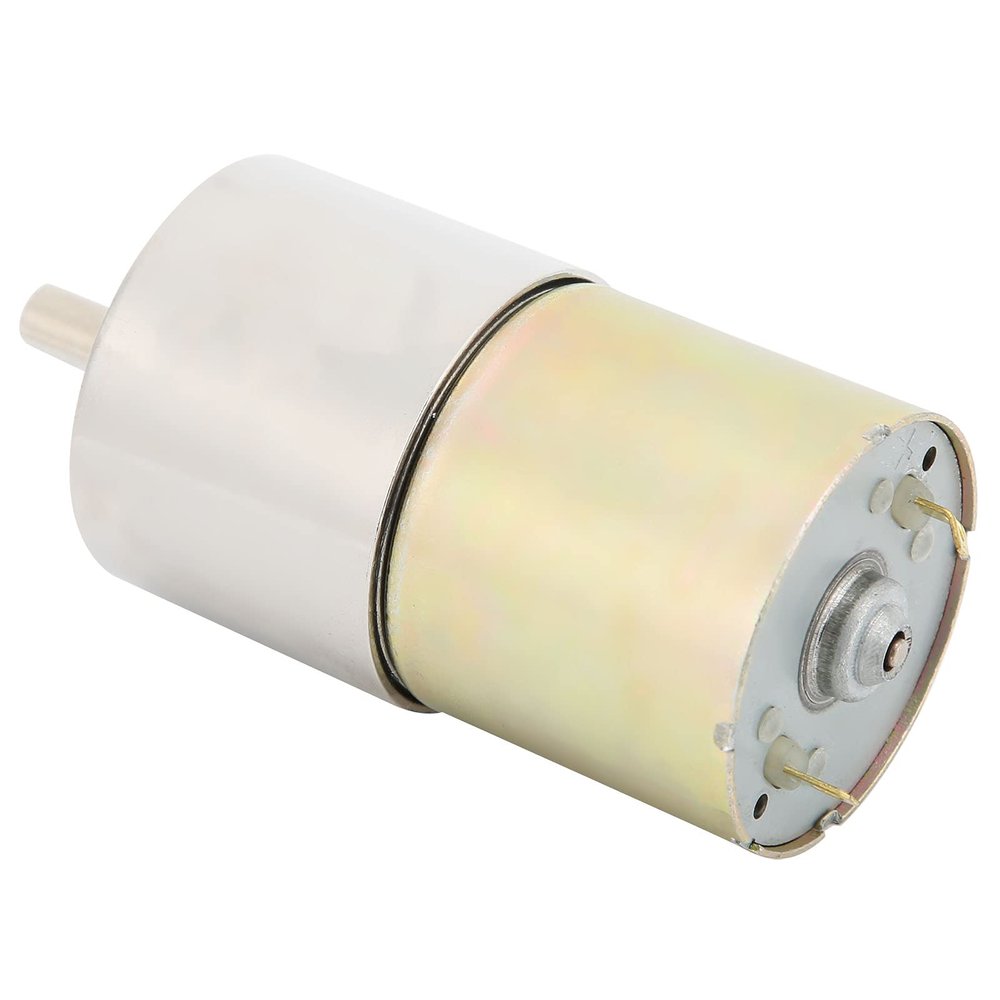 01 02 015 DC Motor, Adjustable Ultra Quiet Metal Gears Low Speed Motor 12V XD37GB520 for Micro Machinery(200rpm/min)