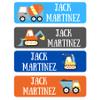 120 Custom Kid Name Labels Dishwasher Safe Personalized for Daycare, School Supply, Baby Bottles, Lunch Boxes and Cups, Travel. Daycare Labels Waterproof Labels Customized Name Stickers. (Pattern 12) view 1