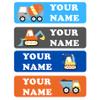120 Custom Kid Name Labels Dishwasher Safe Personalized for Daycare, School Supply, Baby Bottles, Lunch Boxes and Cups, Travel. Daycare Labels Waterproof Labels Customized Name Stickers. (Pattern 10) view 1