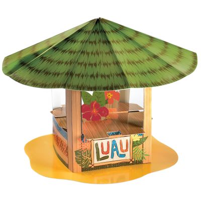 Amscan Tiki Bar Pop Up Centerpiece - 11' x 15' | Multicolor | 1 Pc.