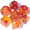 CiaraQ DND Polyhedral Dice Set with a Black Dice Bag for D&D RPG MTG Role Playing Table Games view 1