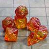 CiaraQ DND Polyhedral Dice Set with a Black Dice Bag for D&D RPG MTG Role Playing Table Games view 2