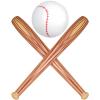 Lewtemi 3 Pcs Set of Inflatable Baseball Bat Beach Ball Including 2 Inflatable Baseball Bat and Beach Pool Ball, Halloween Party Favors for Pool(Wood Color) view 1