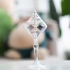 DORAMI Spaceship Solar Power Crookes Radiometer Sun Light Energy Spinning Vanes Glass Windmill Gift Home Desk Decoration view 3