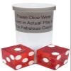 Authentic Nevada Craps Dice - Wide Selection Genuine Casino Table-Played Dice Pairs from Lake Tahoe, Reno & Other Nevada Destinations (Non-Matching, Reno Cal Neva - Red Polished) view 2