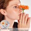 KOHOTA Fidget Rings for Women Spinner Ring for Anxiety Adjustable CZ Sunflower Butterfly Rose Star Moon Stress Relief Open Rings Set view 2