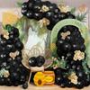 110Pcs Black Balloons Different Sizes 18/12/10/5 Inch - Matte Black Latex Balloon Garland Arch Kit for Wedding Retirement Anniversary Graduation Birthday Halloween Theme Party Decorations Supplies view 2
