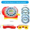 SeptCity 3D View Toy for Kids, Classic Discovery Animal Dinosaur Viewer Set Viewfinder with 4 Reels (Navy) view 2