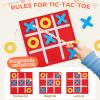 JoyCat Tic Tac Toe Strategic Board Game for Kids and Family,Birthday Party Favors,Classic Educational Toys for Goodie Bag Stuffers,Gifts for Students with Envelope,Easy to Store(Bulk Pack of 30) view 4