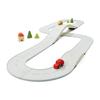 PlanToys Rubber Road & Rail Set Large Wooden Montessori Play Set | Imagination, Problem Solving and Early Movement Exploration | Eco Friendly Road and Rail Set for Meaningful Play view 1