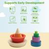 PlanToys Cone Sorting Wooden Toy Set for Kids Ages 3+ | Montessori Colour & Size Recognition Activity for Fine Motor Skills, Logic & Focus | Eco-Friendly Educational Toy view 4