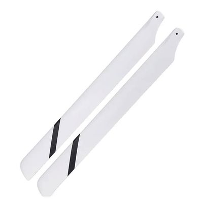 550mm Glassfiber Main Blades White for RC Helicopter Model Upgrade Parts (5 Pairs)