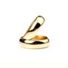 Enjoyer Silver Cambered PK Ring Strong Magnetic Ring for Professional Magician Stage Magic Tricks Props Accessory (Gold-18MM) view 2