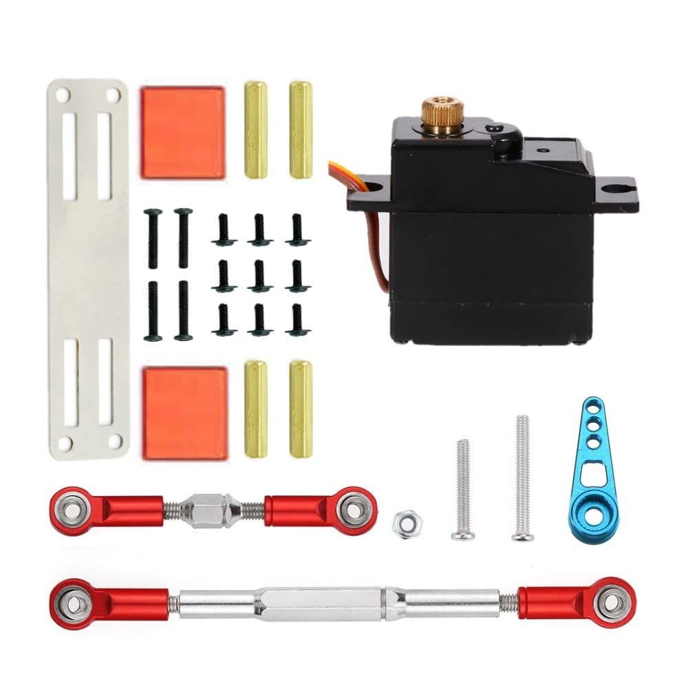 17G Metal and Steering Link Rod Mount Set for C14 C24 1/16 RC Car Upgrade Parts Accessories