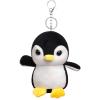 Anboor Small Stuffed Animals 4.3 Inch Penguin Plush Animal Toy with Keychain Award Goodie Bag Fillers Backpacks Animal Themed Party Favors (Black) view 1
