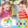 Sotiff 18 Pcs Light up Ball Spiky LED Bouncy Ball Flashing Squeaky Multicolor Puffer Toy Rubber Sensory Toy Carnival Prizes Bulk Party Favors for Teens, Adults, Children view 4