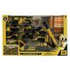 CAT Construction Toys, Little Machines Mega Set  40+ Pieces with XL Crane & Excavator, 10 Mini Vehicles, Road Signs, Cones, Boulders & Barricades, Indoor/Outdoor STEM Toy for Kids Ages 3 + view 2