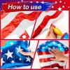 24 Pcs 250th Anniversary Patriotic Eagle Balloon USA Blue White and Red Balloons Memorial Day Party Decorations Large Eagle Foil Balloons Fourth of July Star American Flag Decor for Birthday Party view 3