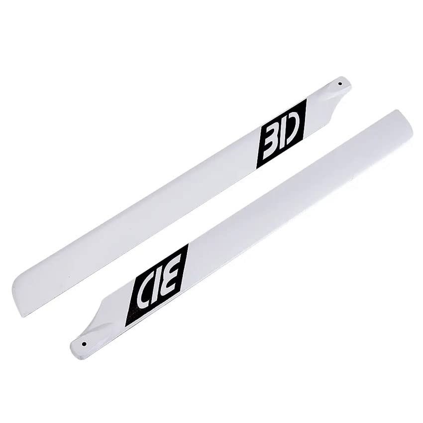 600mm Carbon Fiber Main Blades White RC Helicopter Propeller Model Hobby Parts (5 Pairs)