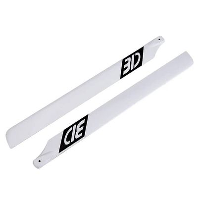 600mm Carbon Fiber Main Blades White RC Helicopter Propeller Model Hobby Parts (2 Pairs)