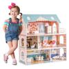 ROBOTIME Doll House Wooden Dollhouse for Kids 3 4 5 6 Years Old, Doll House w/28PCS Furniture Plastic, for 3.3Dolls, Birthday Presents for Toddler 3+ view 1