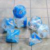 CiaraQ DND Polyhedral Dice Set with a Black Dice Bag for D&D RPG MTG Role Playing Table Games view 2