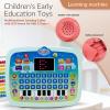 Kid Tablet Toddler Learning Pad Interactive Toy with Screen -Educational Toys Fun Gifts -Music/Piano/ABC/Numbers/Words/Spell/Animals - for Boys&Girls 3+ (Blue) view 3