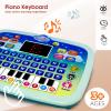 Kid Tablet Toddler Learning Pad Interactive Toy with Screen -Educational Toys Fun Gifts -Music/Piano/ABC/Numbers/Words/Spell/Animals - for Boys&Girls 3+ (Blue) view 4