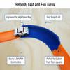 2 Pack-90 Degree Banked Curve Track  Compatible with Hot Wheels | Replacement Turn Track Piece for Hot Wheels Sets | Fits Standard Hot Wheels Tracks | High-Speed Corner Racing Accessory view 3