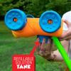 Little Kids FUBBLES NO Spill Bubble Lawn Mower | Includes 4oz Non Tox Refill Solution | Automatic Bubble Blower Machine | Toddler Outdoor Bubble Toy, Orange view 4