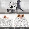 Personalized Cute Tortoise Hippo Baby Infant Car Seats Canopy for Babies with Name, Custom Car Seat Covers for Baby Boys Girls, Peekaboo Minky Nursing Breastfeeding Stroller Canopies for Newborn view 3