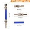 RCAWD Driveshaft Set for 1/8 Arrma Typhon 4x4 3s Blx, Typhon 4x4 550 Mega Upgrades, Drive Shaft Composite Slider Front Rear,4wd Buggy Hopups Parts Blue view 3