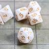 CiaraQ DND Polyhedral Dice Set with a Black Dice Bag for D&D RPG MTG Role Playing Table Games view 4