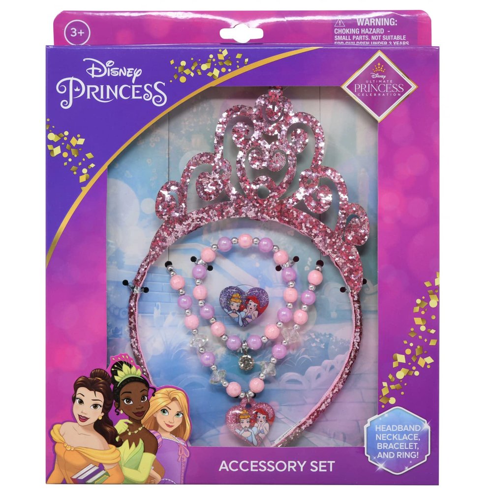 United Pacific Designs DY4527: Princess Tiara & Necklace Set in Box