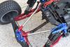 2pc Set Upgrades Stainless Steel Adjustable Rear Upper Chassis Link Tie Rods with Aluminium Ends with Team LOSI 1/6 4WD Super Baja Rey 2.0 LOS05021 rc Cars by GPM (Blue) view 3