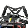 KYX Racing Carbon Fiber Rear Shock Tower Wing Stay Upgrades Parts Accessories for 1/16 RC Crawler Car LOSI Mini-B Buggy (Black) view 3