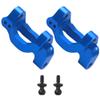 Vgoohobby Aluminum Steering Blocks Caster Blocks C-Hubs Stub Axle Carriers Knuckles Set C-Cup Upgrades Parts Compatible with 1/18 LaTrax Teton Desert Prerunner Rally RC Car,Replace #7532 7552X (Blue) view 3