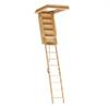 Odoria 1/12 Miniature Folding Attic Stairs Dollhouse Furniture Accessories view 1