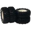 HOBBYMARKING RC Buggy Rubber Tires and Rims RC Wheel Set for 1:10 Tamiya CC01 Wrangler Pajero LC70 F350 Axial D90 TF2 view 3