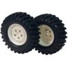 HOBBYMARKING RC Buggy Rubber Tires and Rims RC Wheel Set for 1:10 Tamiya CC01 Wrangler Pajero LC70 F350 Axial D90 TF2 view 4