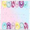 Aerdce Donut Theme Table Cover for Baby Shower Donut Theme Tablecloth Party Supplies Donut Time Party Table Covers for Birthday Party Decorations,102x62 Inches ZB-1077 view 2