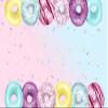 Aerdce Donut Theme Table Cover for Baby Shower Donut Theme Tablecloth Party Supplies Donut Time Party Table Covers for Birthday Party Decorations,102x62 Inches ZB-1077 view 3