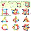 COUOMOXA Magnetic Building Blocks STEM for Toddlers: 74pcs Montessori Magnet Toys for 3 4 5 6 7 8+ Years Old Kids - Sensory Toys for Preschool Gifts-Starter Set - Birthday Gift for Boys Girls view 3