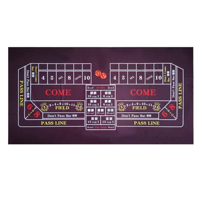 BALIKEN Tabletop Casino Felt 36"x72" for Craps Casino Table Top Felt Layout Mat