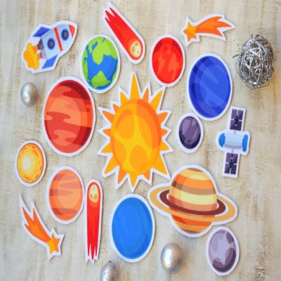 Space Flannel Board Felt Play Solar System Galaxy Preschool Creative Play Circle Time Story Set Teaching Resource Child Story Daycare Stories