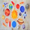 Space Flannel Board Felt Play Solar System Galaxy Preschool Creative Play Circle Time Story Set Teaching Resource Child Story Daycare Stories view 1